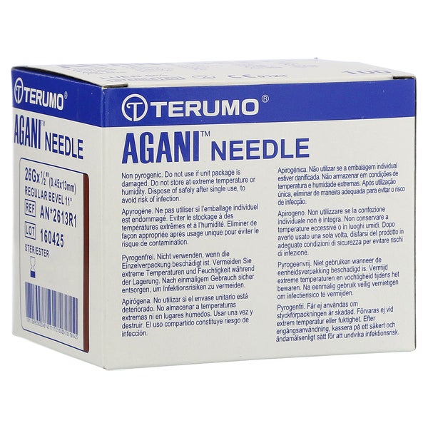 Agani Kanüle 26 G 13 mm braun 100 St