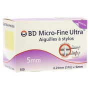 BD Micro-fine Ultra Pen-Nadeln 0,25x5 mm 100 St