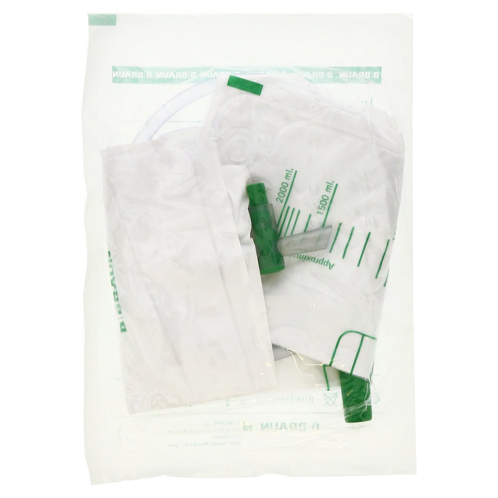 Urinbeutel Steril 2 l m.Ablauf Antireflu 1 St