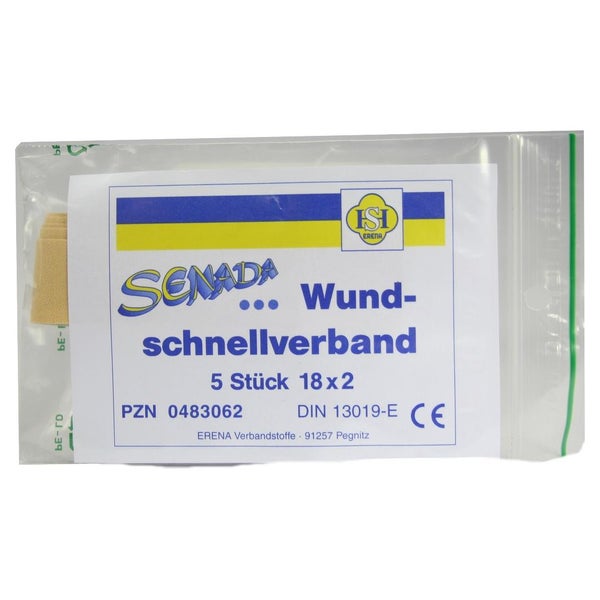 Senada Wundschnellverband 2x18 cm 5 St