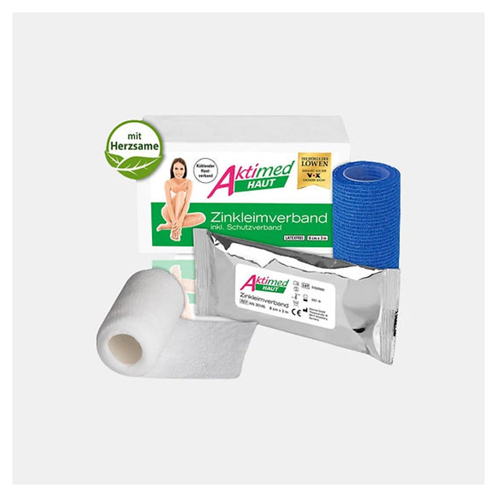 HAUT Zinkleimverband und Bandage Kombi-Pack 1 P