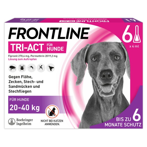 FRONTLINE TRI-ACT - Hund L 20-40 kg 6 St