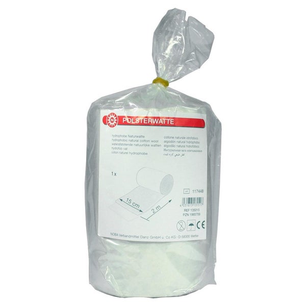 NOBA Polsterwatte nicht entfettet - 2 m x 15 cm 1 St