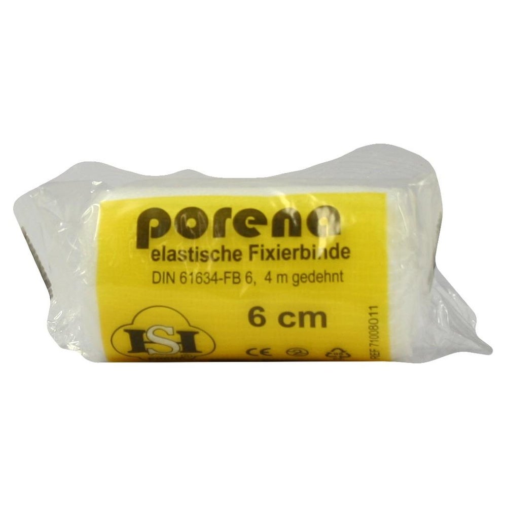 Porena Elastische Mullbinde 6cm Cello weiß 1 St
