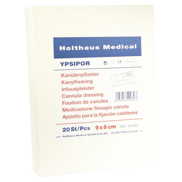 Holthaus Medical YPSIPOR Kanülenpflaster 9 x 6 cm, steril (20 Stck.) 20 St