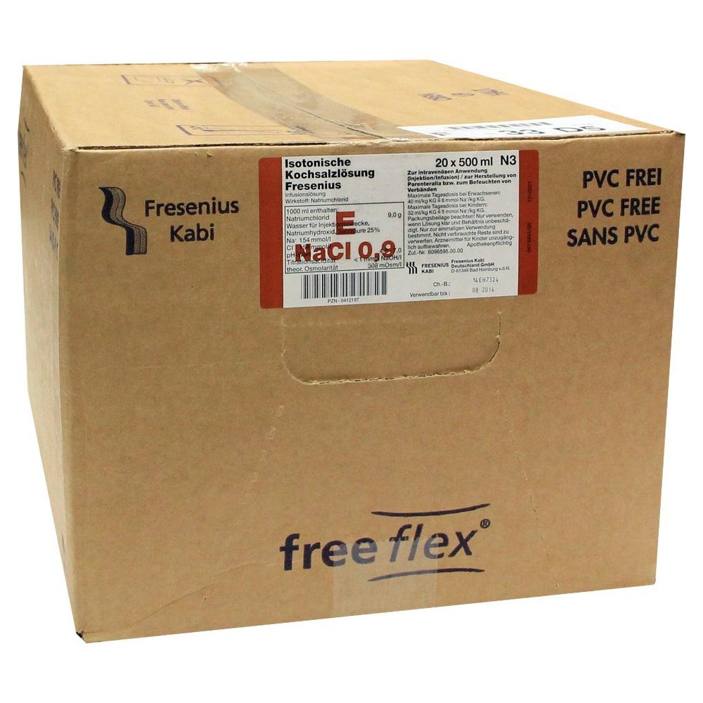 Fresenius freeflex ISOTONISCHE Kochsalzlösung 20X500 ml