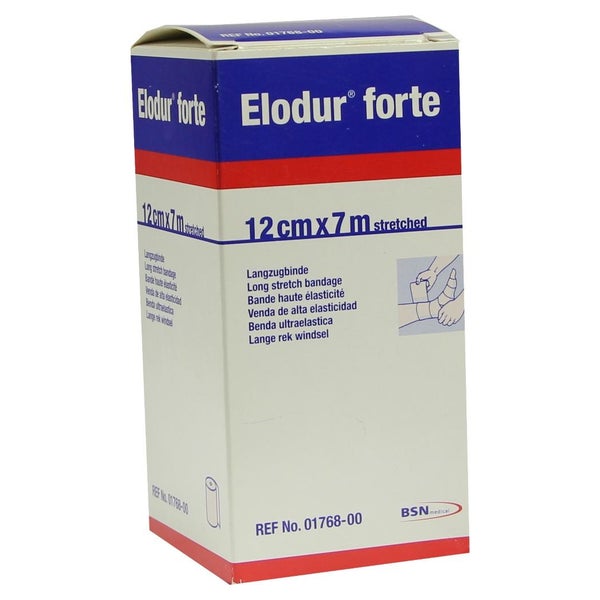 Elodur Kräftig Kompressionsbinde 12 cm x 7 m 1 St