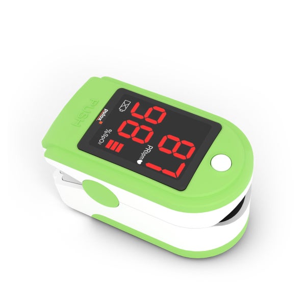 Pulox PO-100 Set - Finger-Pulsoximeter Grün 1 St