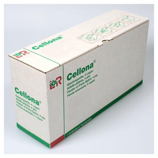Lohmann Rauscher Cellona Gipslonguette 4 - fach - 10 cm x 20 m 1 St