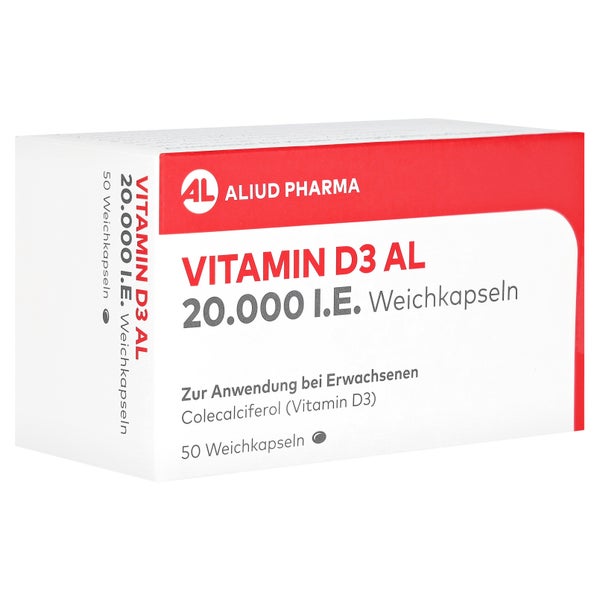 Vitamin D3 AL 20.000 I.E. 50 St
