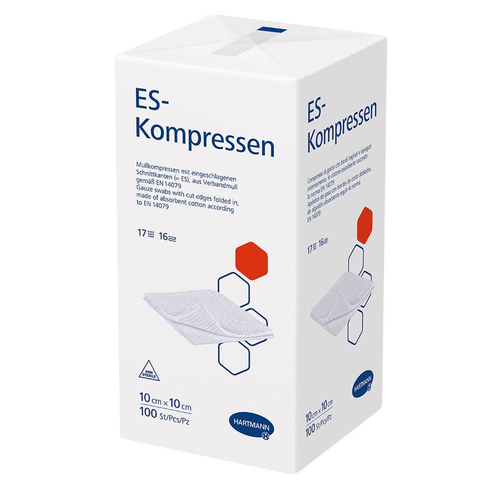ES-Kompressen unsteril 10x10 cm 16fach 100 St