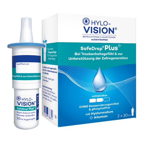 HYLO-VISION SafeDrop Plus 2X10 ml