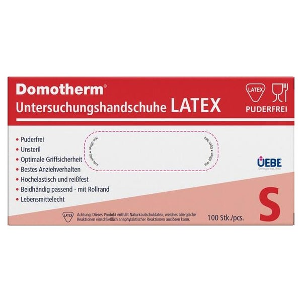 Domotherm Unt.handschuhe Latex unsteril 100 St