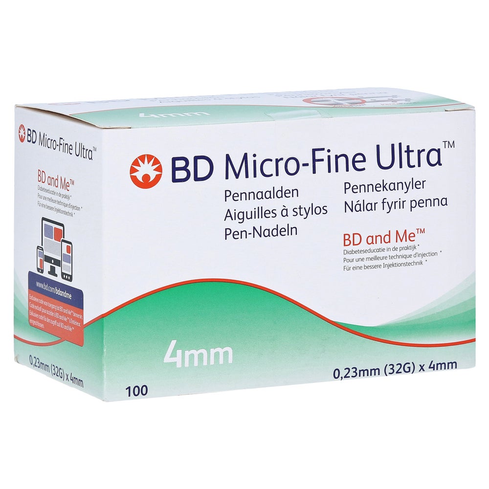 BD Micro-fine Ultra Pen-Nadeln 0,23x4 mm 100 St