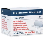 Produktabbildung: Holthaus Medical YPSIGAZE Mullbinde 4 m starr, Klinikpackung - 1 Packung = 20 Stück lose in der Schachtel, Maße: 10 cm x 4 m 20 St