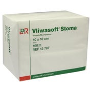 Vliwasoft Stoma Kompressen 10x10 cm 4fac 100 St