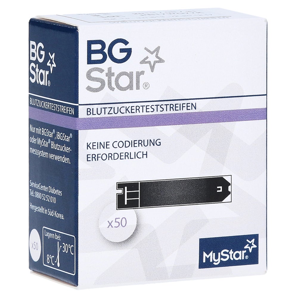 Bgstar Teststreifen 50 St