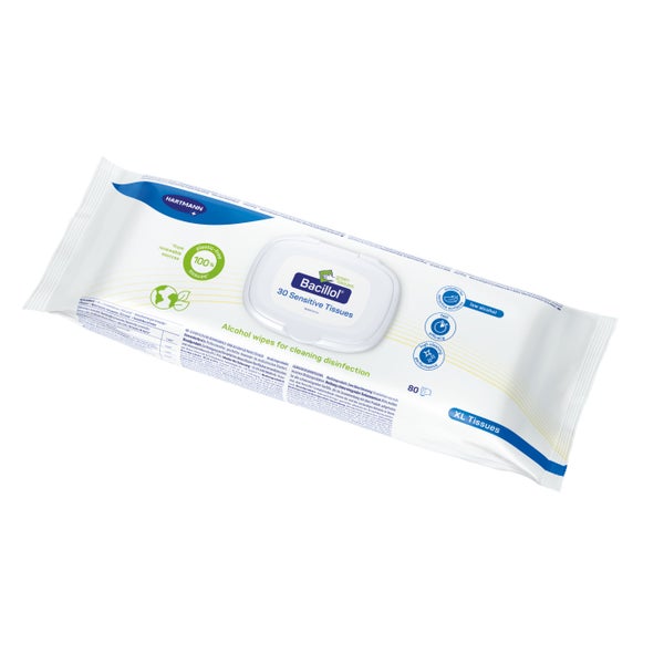 Bode Bacillol 30 Sensitive Tissues Desinfektionstücher 80 St