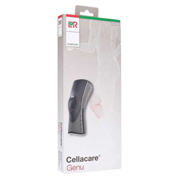 Lohmann & Rauscher Cellacare Genu Comfort Kniebandage, mit Softkomfortzone - Größe 4, Umfang unten: 35-39 cm / Umfang oben: 45-49 cm 1 St