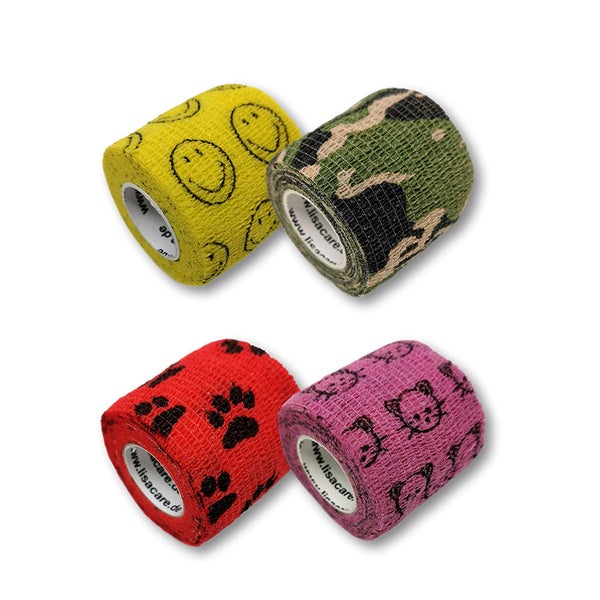 LisaCare Kinderverband - 5cm x 4,5m - 4er Set 4 St