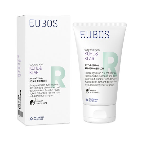 EUBOS Kühl & Klar Anti-rötung Reinigungsmilch 150 ml