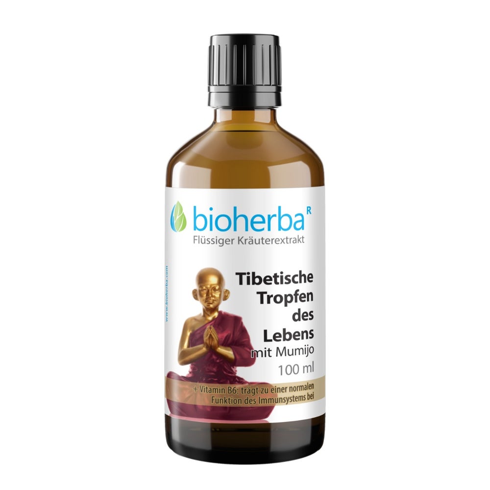Bioherba Tibetische Tropfen des Lebens mit Mumijo Tinktur 100 ml
