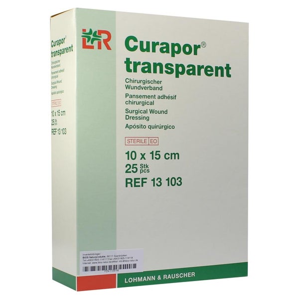 Curapor Wundverband Steril transparent 1 25 St