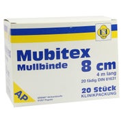 Mubitex Mullbinden 8 cm ohne Cello 20 St