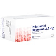 INDAPAMID Heumann 2,5 mg Filmtabletten Heunet 100 St
