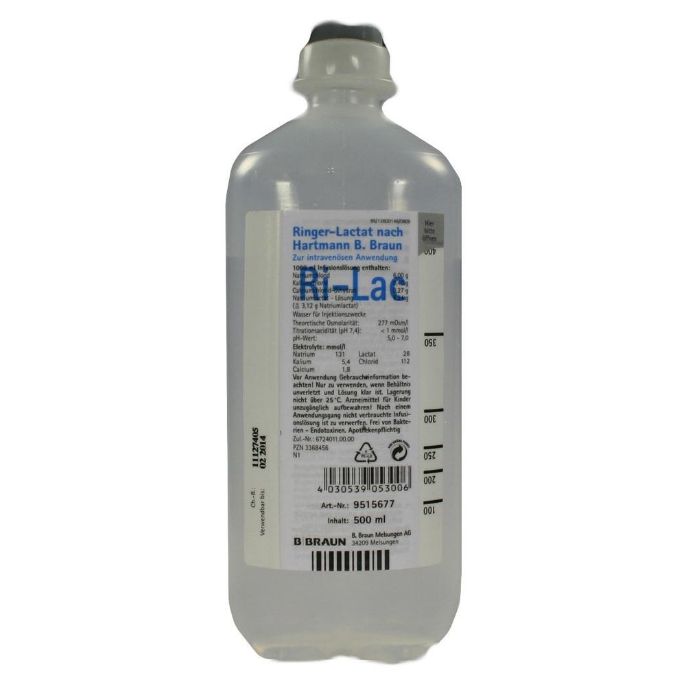 Ringer Lactat N.hartm.b.braun Ecofl.Plus 500 ml