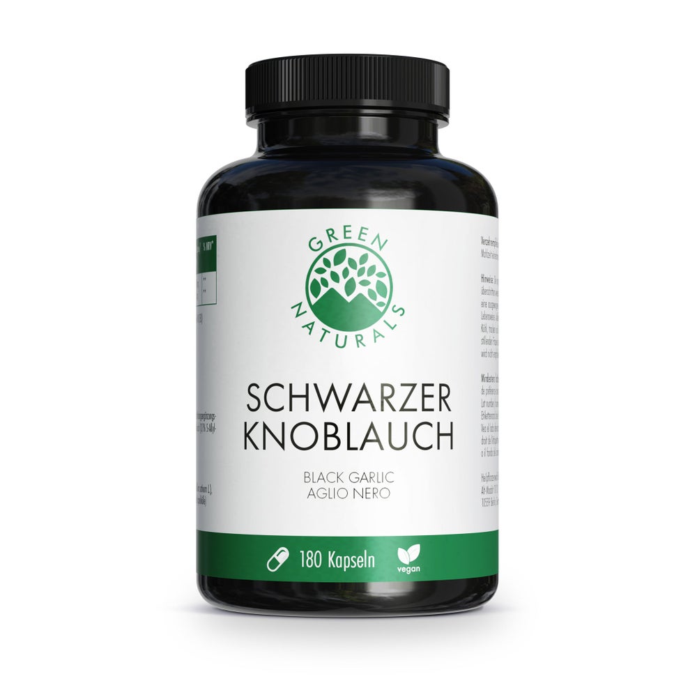 GREEN NATURALS Schwarzer Knoblauch 600 mg mit SAC 180 St