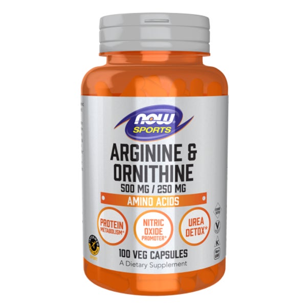 Arginin 500 mg & Ornithin 250 mg Aminosäuren, Gemüsekapseln 100 St