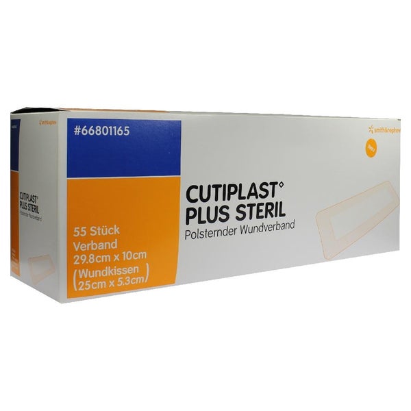 Cutiplast Plus Steril 10x29,8 cm Verband 55 St