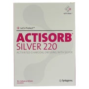Actisorb 220 Silver 6,5x9,5 cm steril Ko 10 St