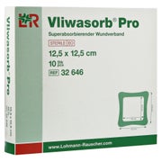 Produktabbildung: Lohmann & Rauscher Vliwasorb Pro Wundverband 10 Stück - 12,5 x 12,5 cm 10 St