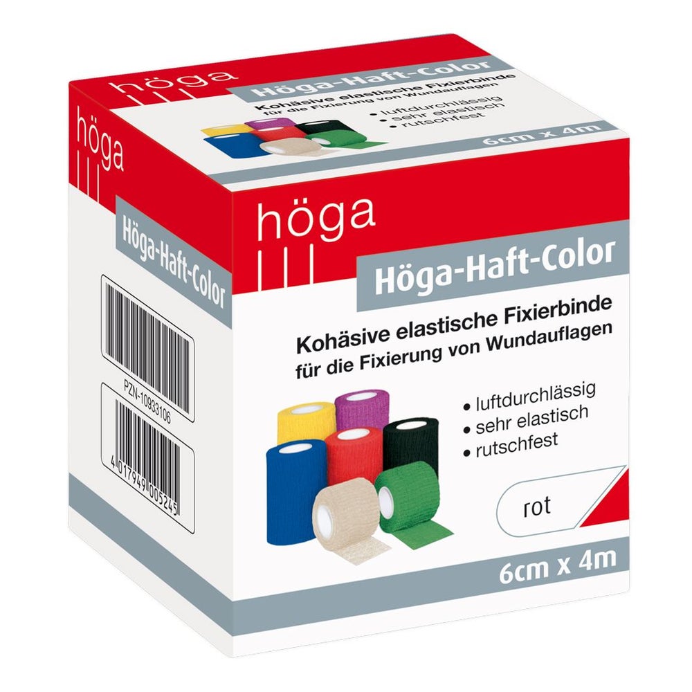 Höga-haft Color Fixierb.6 cmx4 m rot 1 St