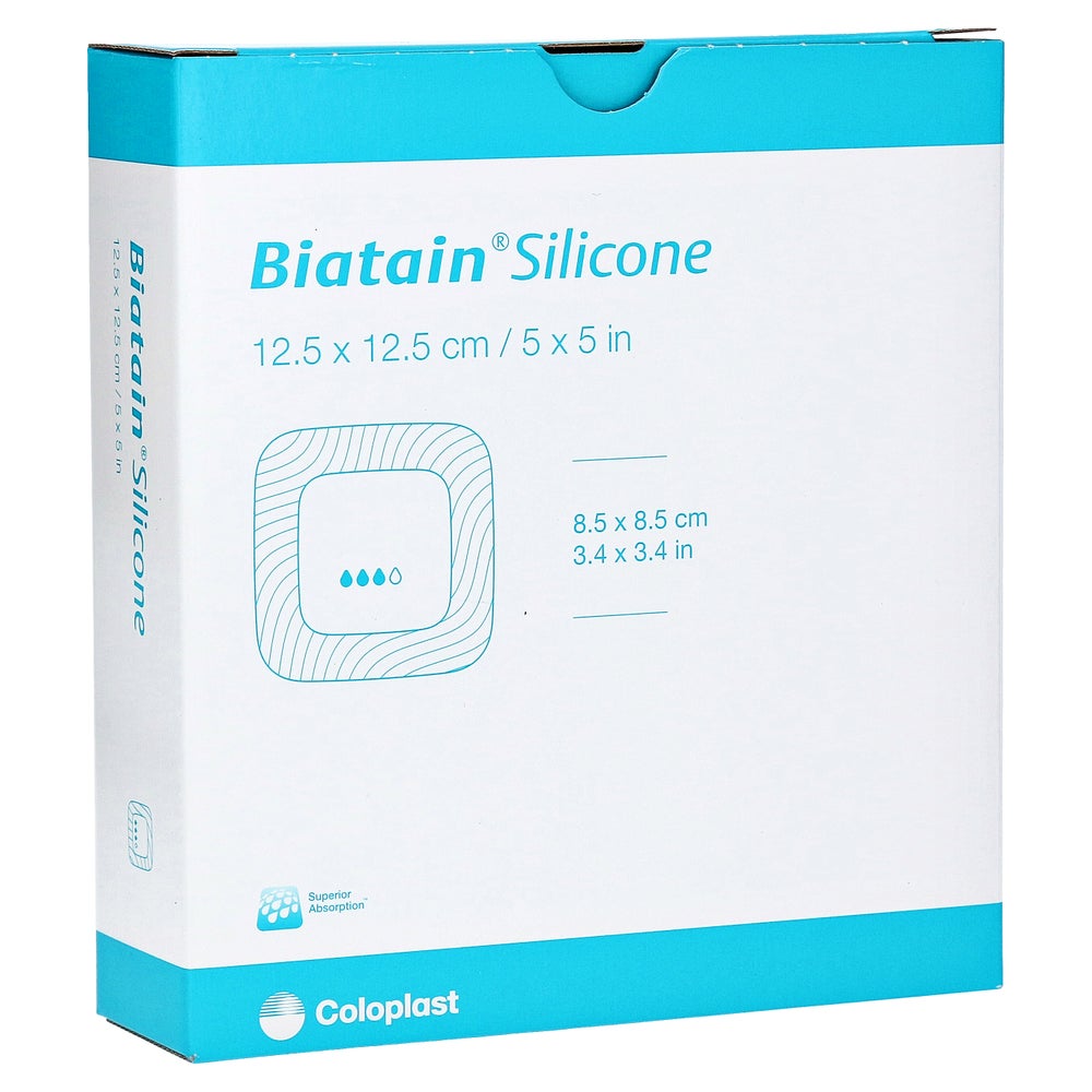 Biatain Silicone Schaumverband 12,5x12,5 10 St