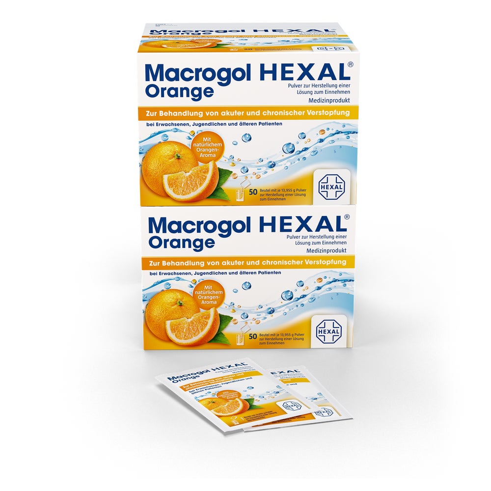Macrogol Hexal Orange 100 St