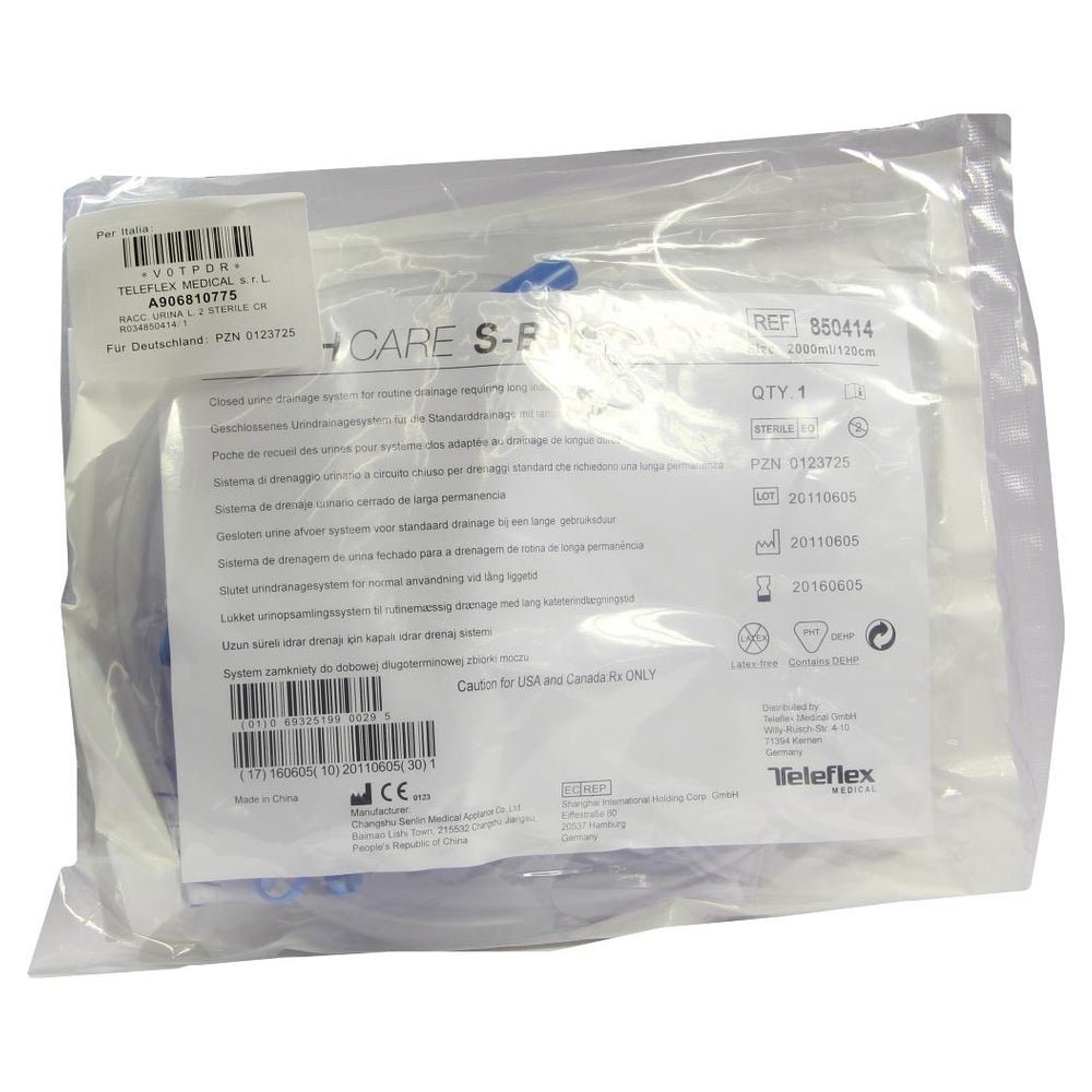 Urinbeutel S-bag 2 l 120 cm 1 St