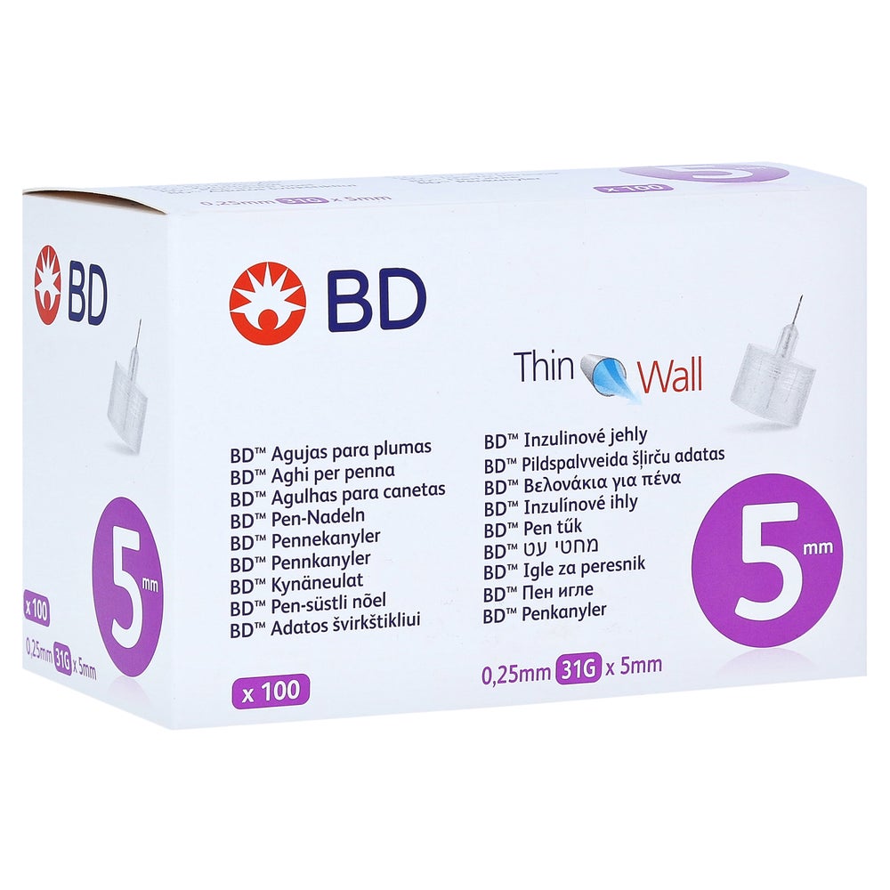 BD Pen-nadeln 0,25x5 mm 100 St