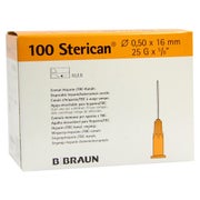 B.Braun Sterican Tuberkulin/Heparin-Kanülen 0,50 x 16 mm (100 Stck.) 100 St