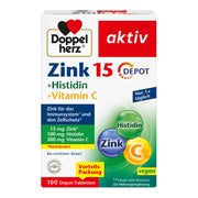 Produktabbildung: Doppelherz Zink + Histidin + Vitamin C Depot 100 St