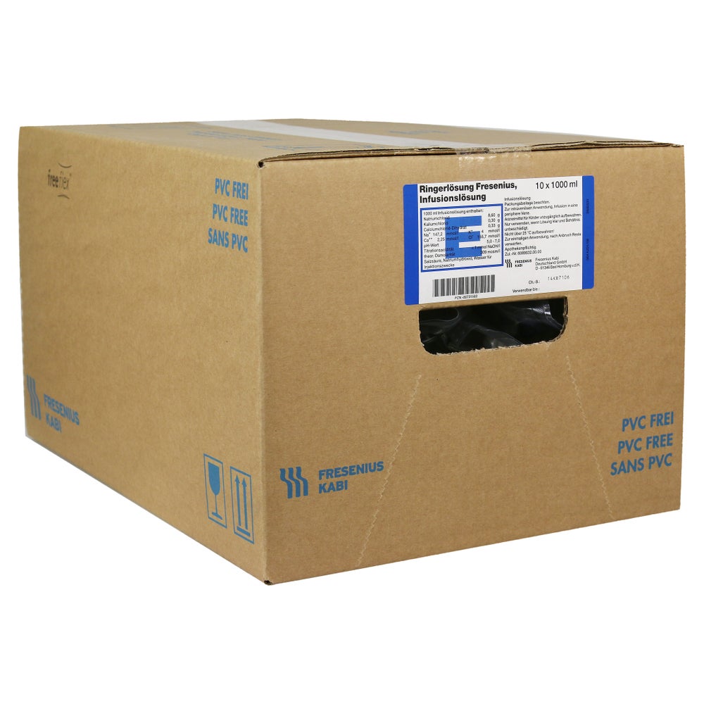 Ringer Lösung Free Flex Infusionslösung 10X1000 ml
