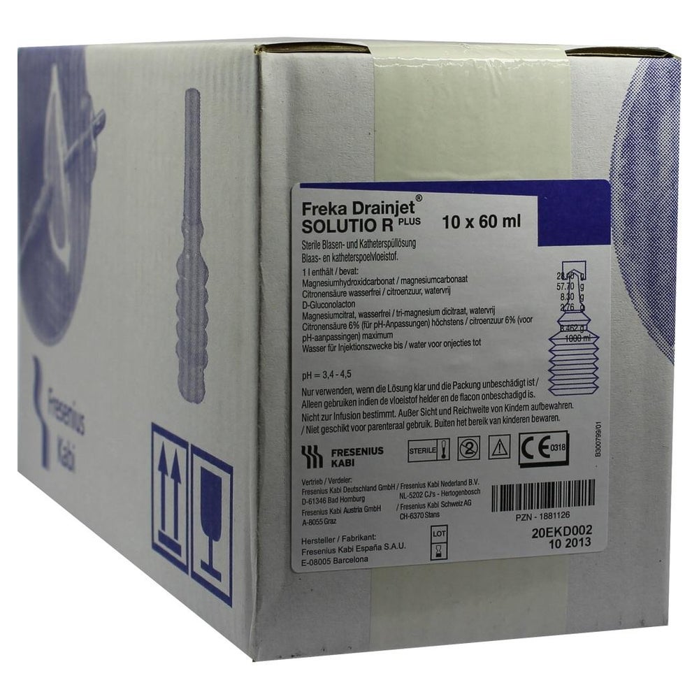 Freka Drainjet Solutio R Plus Flasche 10X60 ml