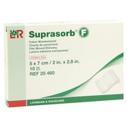 Suprasorb F Folien Wundverband 5x7 cm steril 10 St