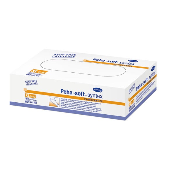 Hartmann Peha-soft syntex Vinyl Untersuchungshandschuhe weiß Gr. XL 100 St