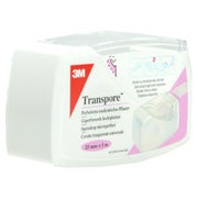 Transpore 2,5 cmx5 m Pflaster auf Abroll 1 St