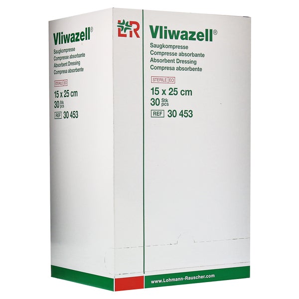 Lohmann & Rauscher Vliwazell 15 x 25 cm steril 30 Stück 30 St