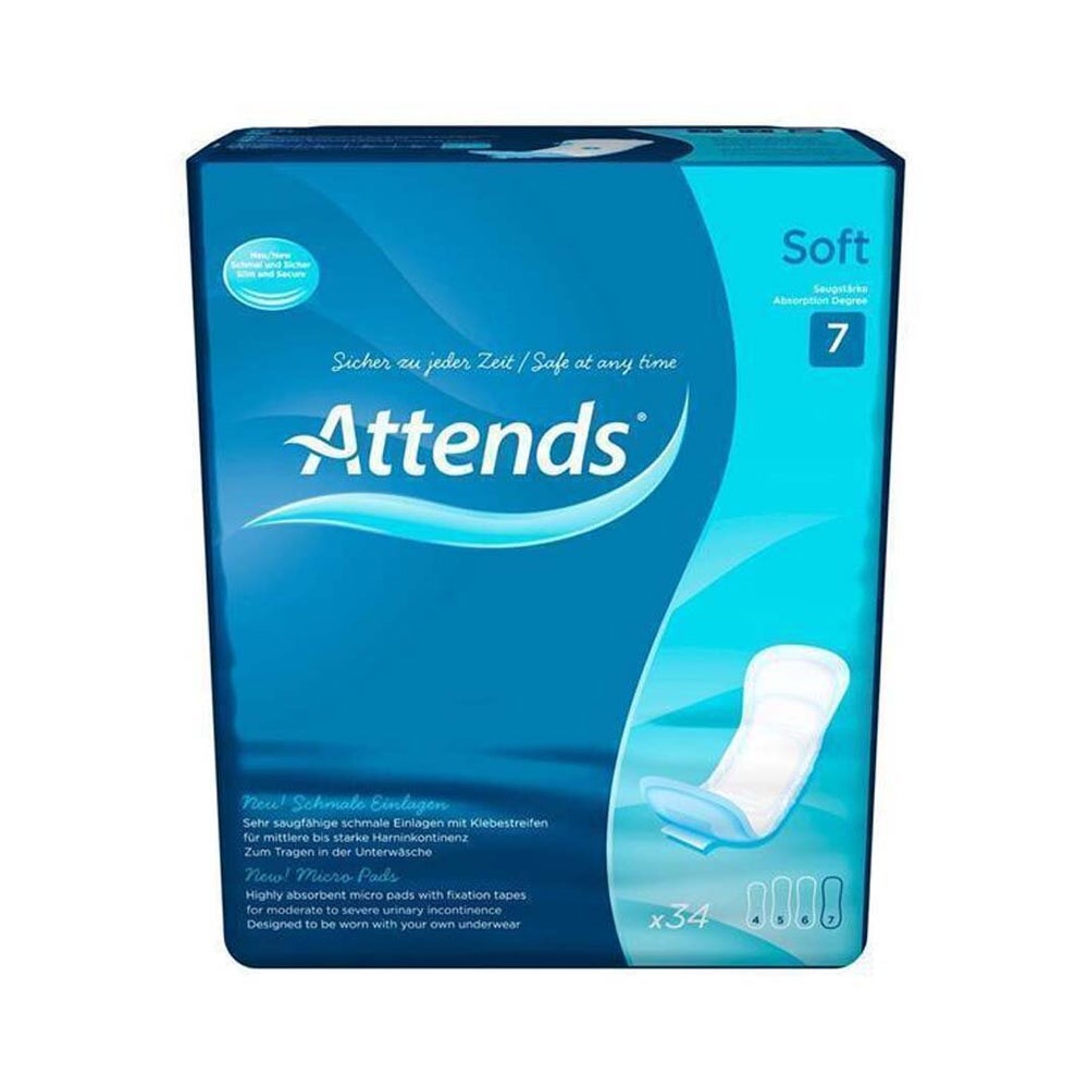 Attends Soft 7 Einlagen, 34er Pack 4X34 St