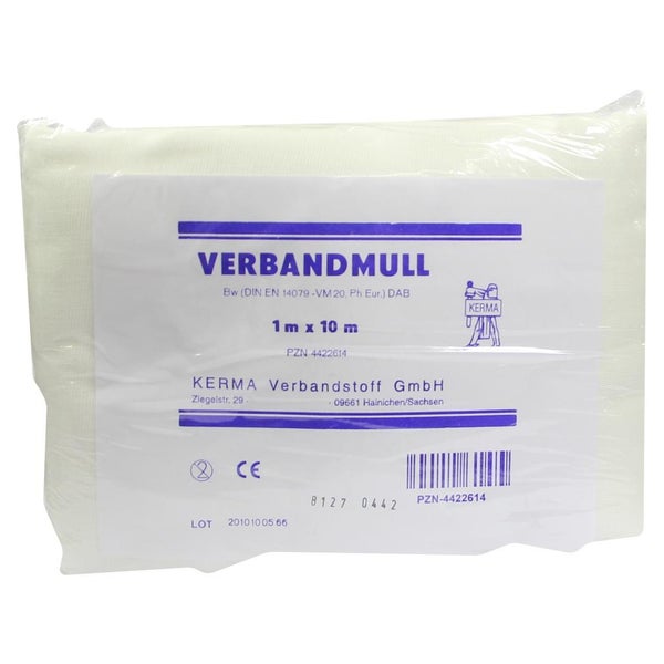 Verbandmull 1x10 m unsteril 1 St